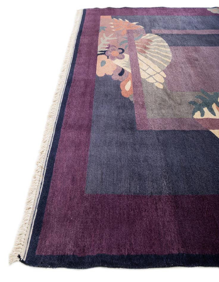 Detail image of  6' 6 x 9' 4  Hand Knotted Tibet Wool Rug