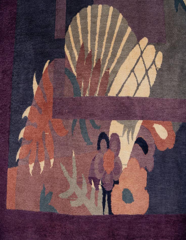 Detail image of  6' 6 x 9' 4  Hand Knotted Tibet Wool Rug