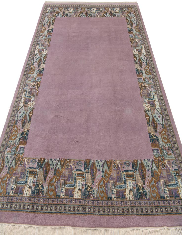 Detail image of  8' x 9' 10  Hand Knotted Tibet Wool Rug