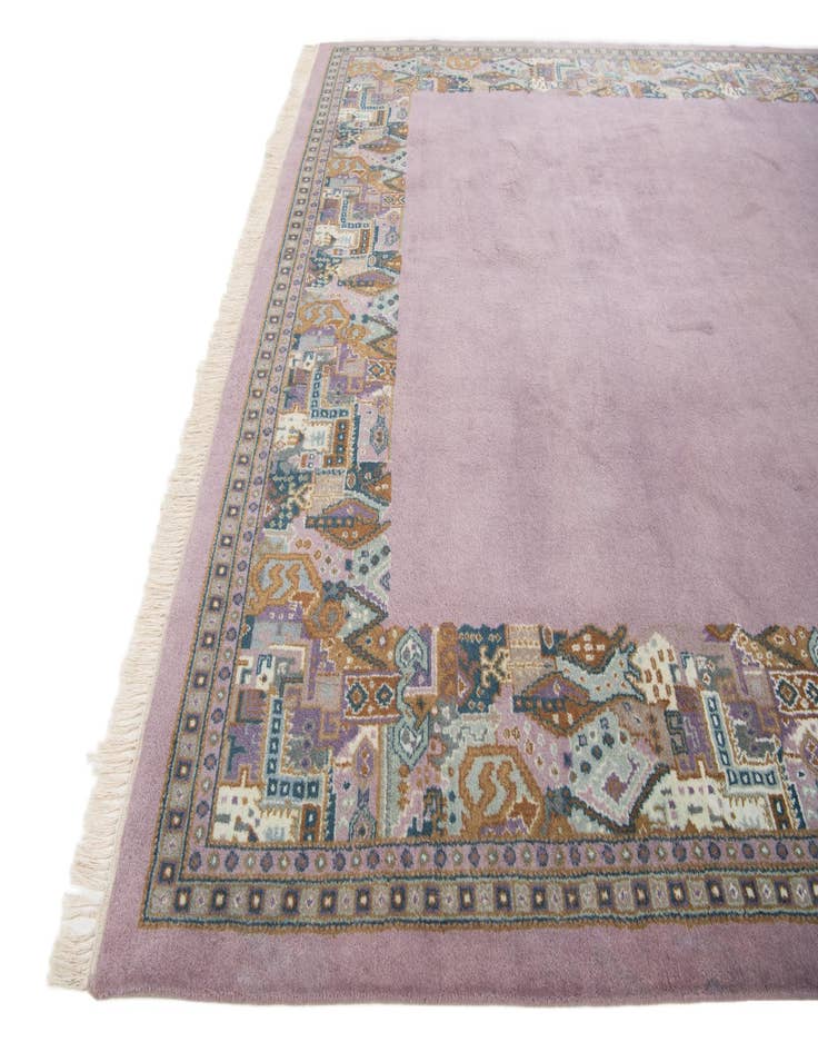 Detail image of  8' x 9' 10  Hand Knotted Tibet Wool Rug