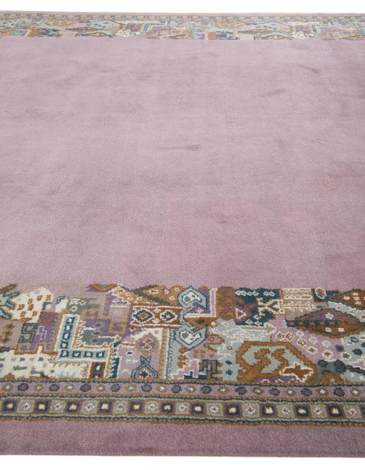 Detail image of  8' x 9' 10  Hand Knotted Tibet Wool Rug