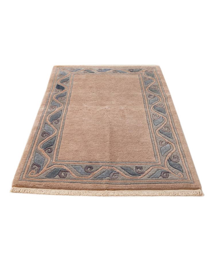 Detail image of  3' 1 x 5' 2  Hand Knotted Tibet Wool Rug