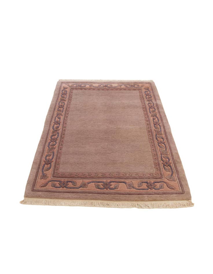 Detail image of  4' 1 x 6'  Hand Knotted Tibet Wool Rug