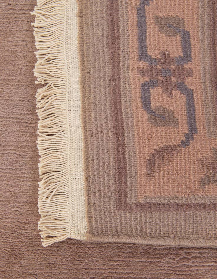 Detail image of  4' 1 x 6'  Hand Knotted Tibet Wool Rug