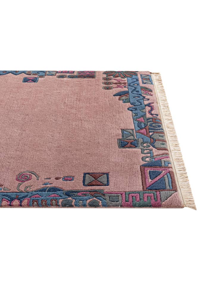 Detail image of  4' 1 x 5' 9  Hand Knotted Tibet Wool Rug