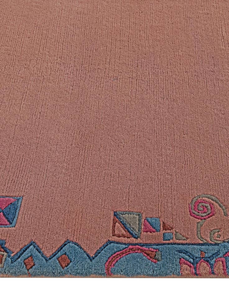 Detail image of  4' 1 x 5' 9  Hand Knotted Tibet Wool Rug