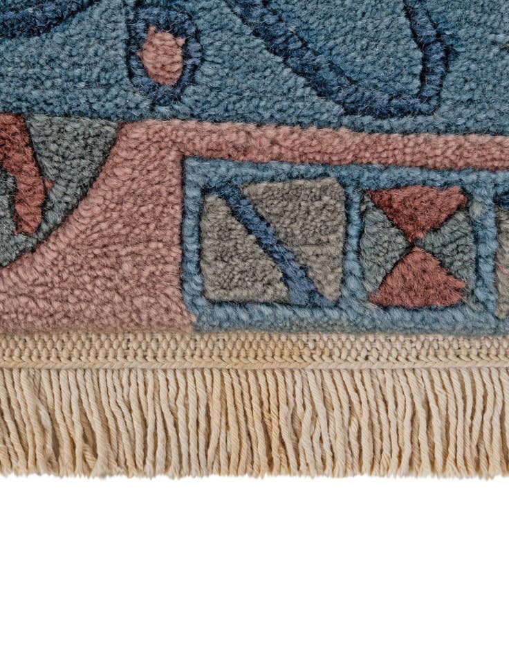 Detail image of  4' 1 x 5' 9  Hand Knotted Tibet Wool Rug