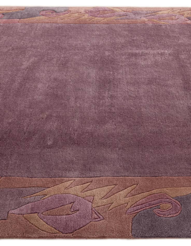 Detail image of  6' 7 x 8' 10  Hand Knotted Tibet Wool Rug