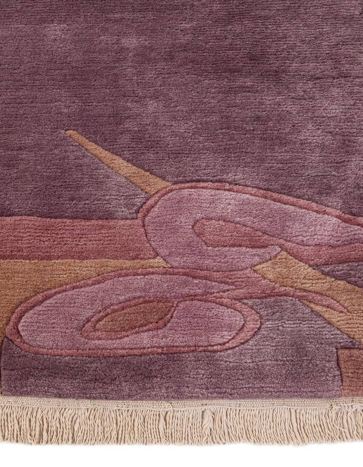 Detail image of  6' 7 x 8' 10  Hand Knotted Tibet Wool Rug