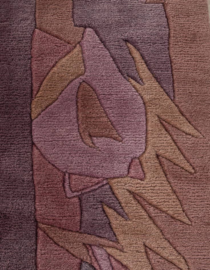 Detail image of  6' 7 x 8' 10  Hand Knotted Tibet Wool Rug