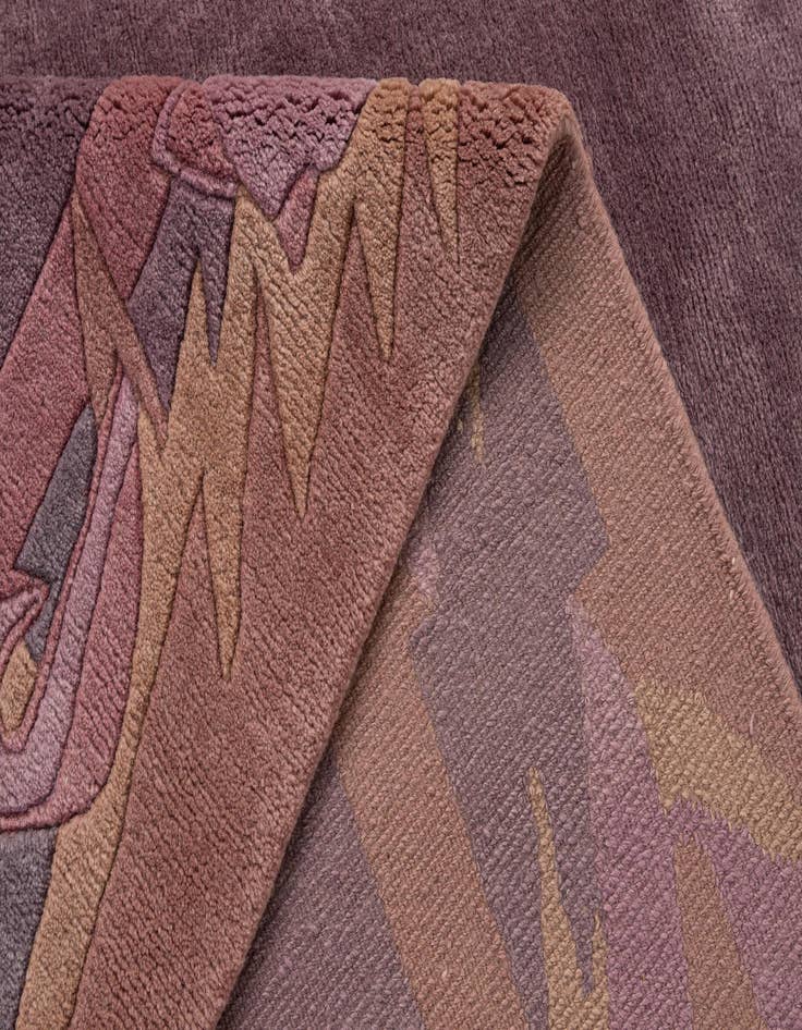 Detail image of  6' 7 x 8' 10  Hand Knotted Tibet Wool Rug