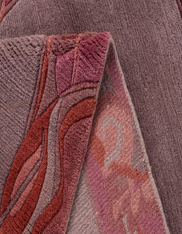 Detail image of  3' 1 x 5' 3  Hand Knotted Tibet Wool Rug