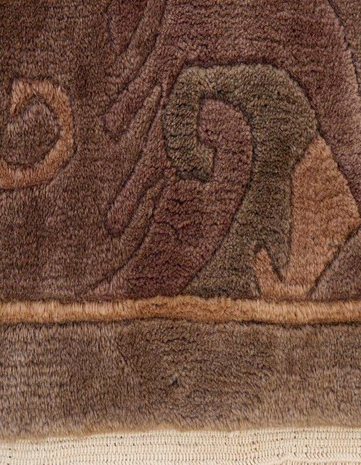Detail image of  8' 1 x 10' 11  Hand Knotted Tibet Wool Rug