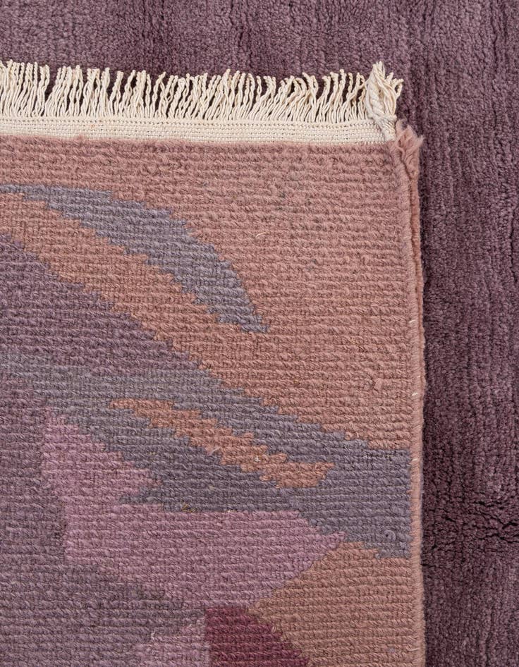 Detail image of  6' 7 x 9' 10  Hand Knotted Tibet Wool Rug
