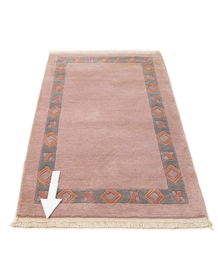 Detail image of  2' 7 x 4' 7  Hand Knotted Tibet Wool Rug