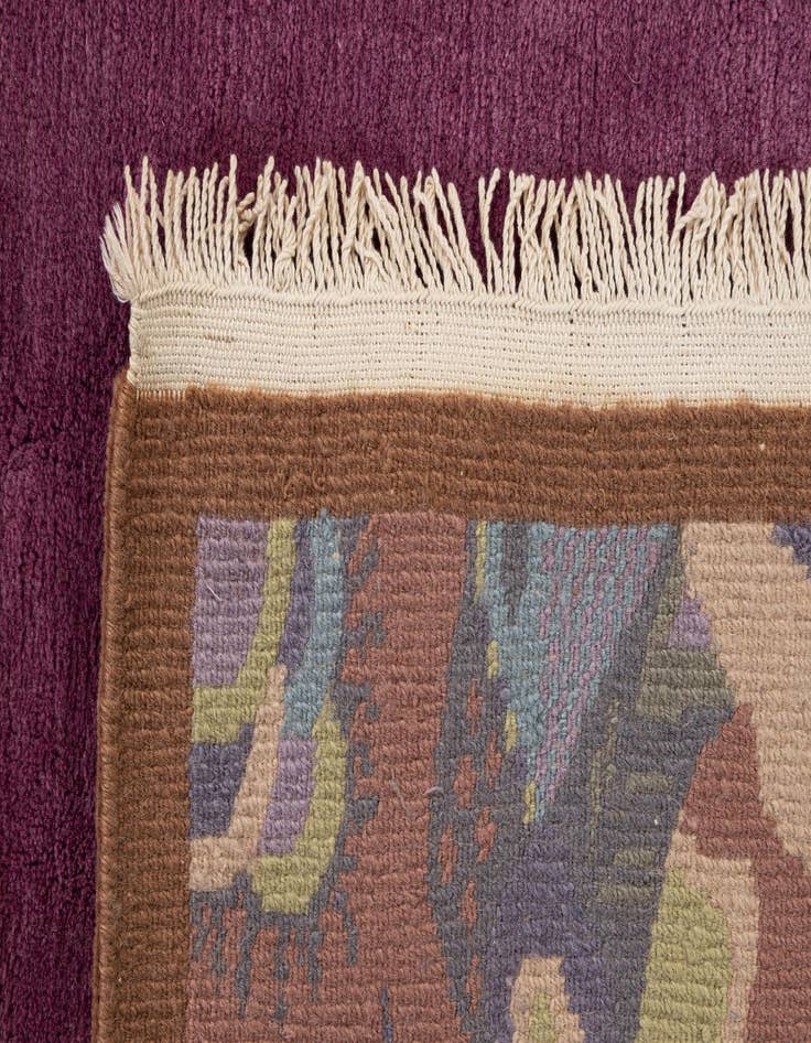 Detail image of  5' 10 x 7' 6  Hand Knotted Tibet Wool Rug