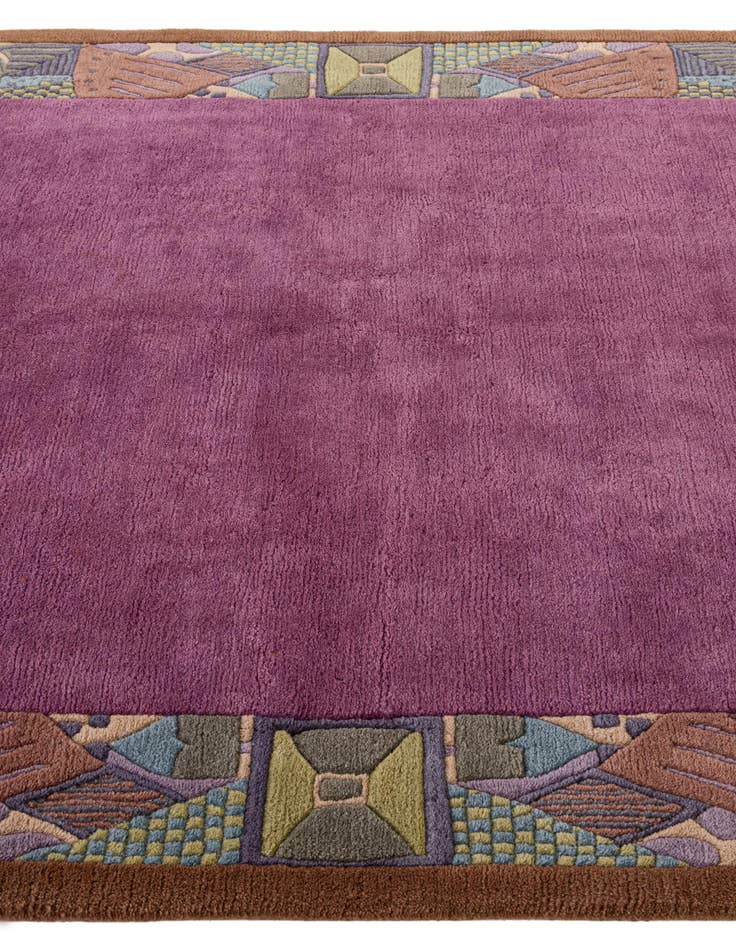 Detail image of  5' 10 x 7' 6  Hand Knotted Tibet Wool Rug