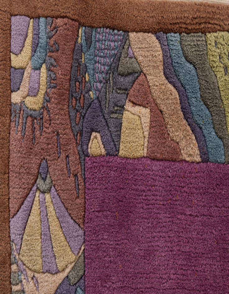 Detail image of  5' 10 x 7' 6  Hand Knotted Tibet Wool Rug