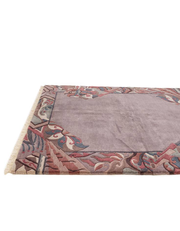 Detail image of  5' 1 x 8'  Hand Knotted Tibet Wool Rug