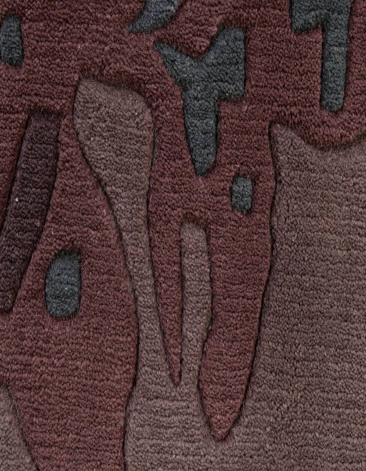 Detail image of  5' 8 x 7' 11  Hand Knotted Tibet Wool Rug