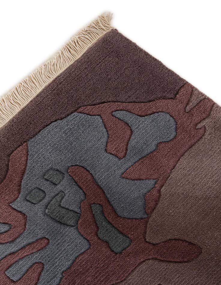 Detail image of  5' 8 x 7' 11  Hand Knotted Tibet Wool Rug