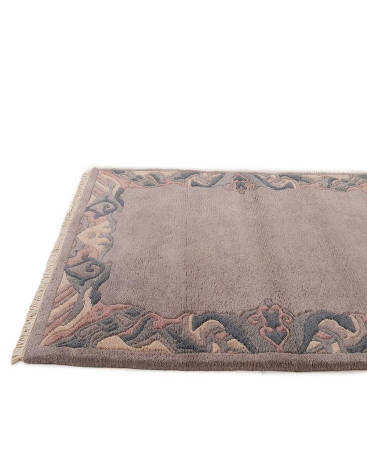 Detail image of  4' x 5' 11  Hand Knotted Tibet Wool Rug