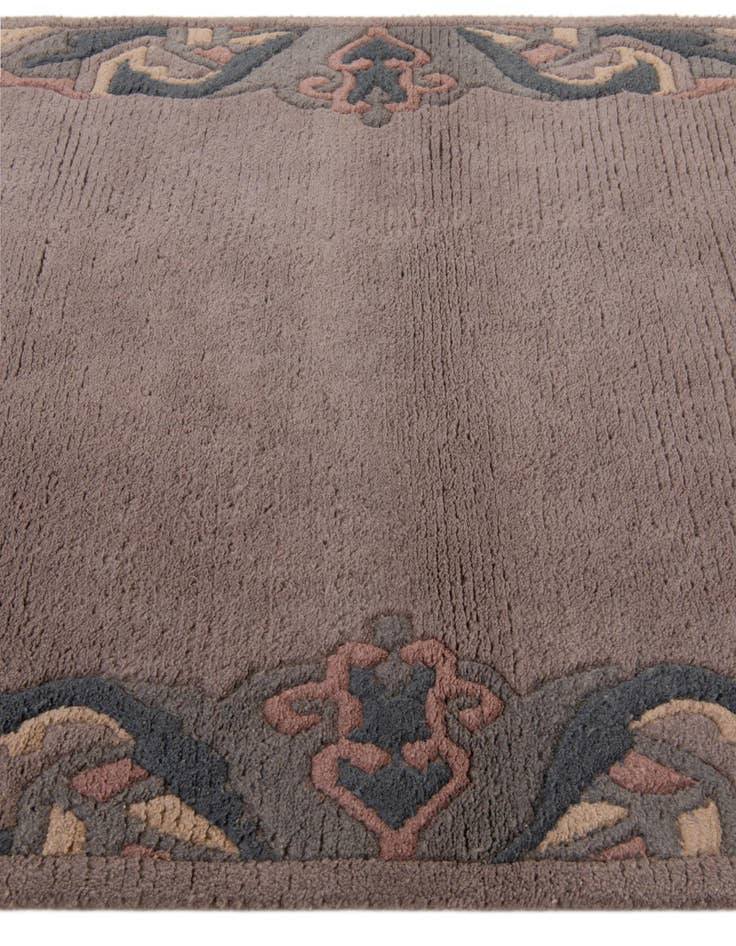 Detail image of  4' x 5' 11  Hand Knotted Tibet Wool Rug