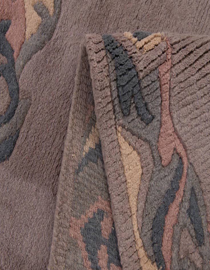 Detail image of  4' x 5' 11  Hand Knotted Tibet Wool Rug