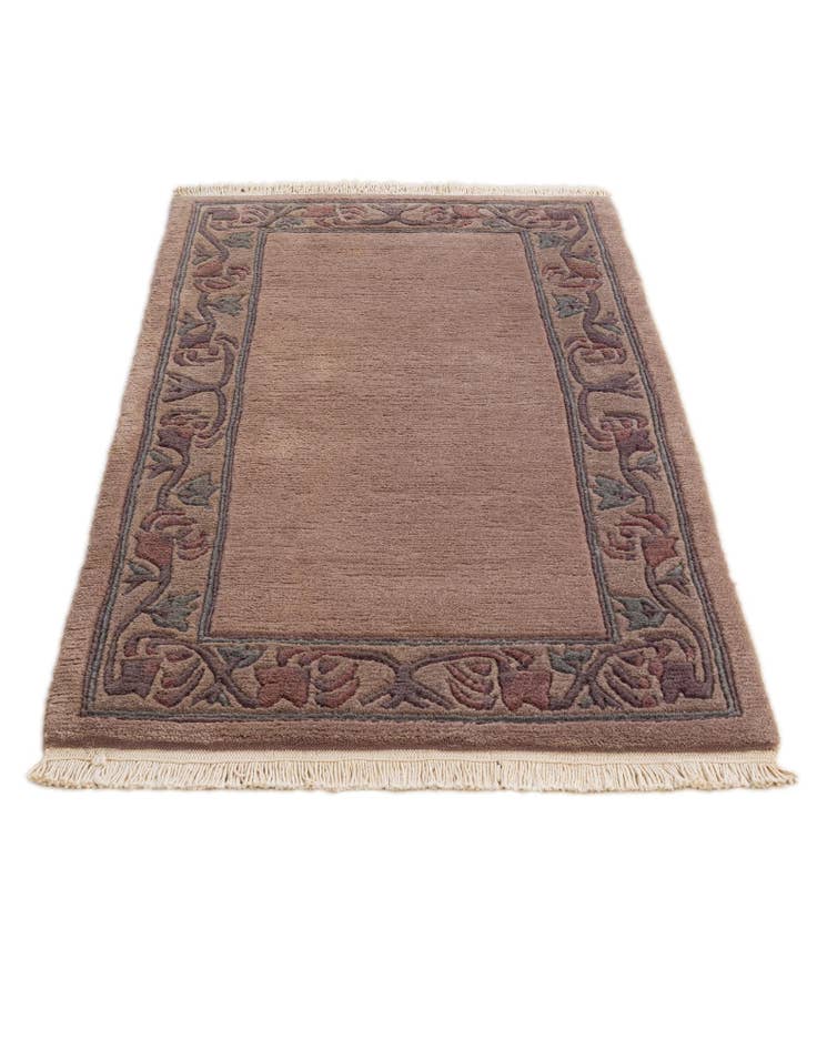 Detail image of  2' 5 x 4' 6  Hand Knotted Tibet Wool Rug