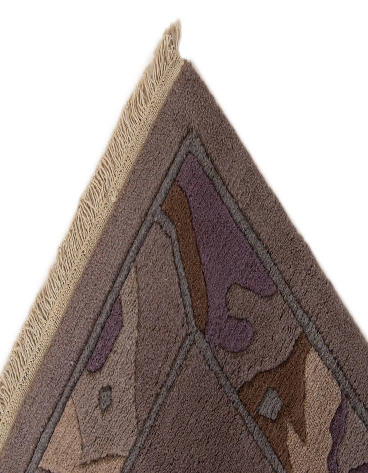 Detail image of  4' 1 x 6' 3  Hand Knotted Tibet Wool Rug