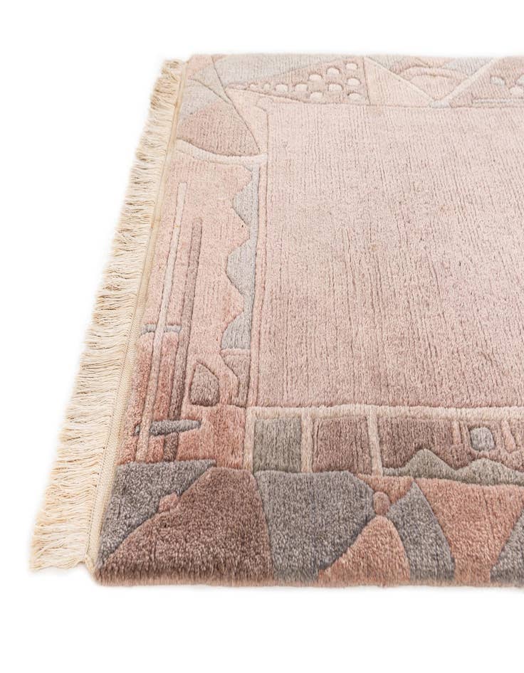 Detail image of  3' 1 x 5' 6  Hand Knotted Tibet Wool Rug