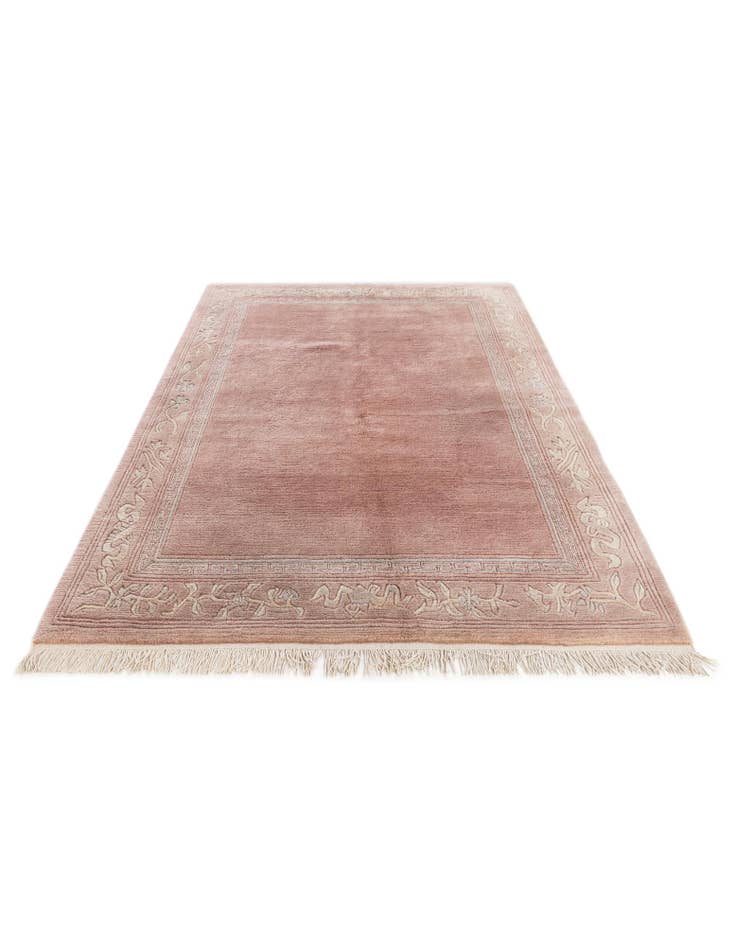 Detail image of  5' 8 x 7' 10  Hand Knotted Tibet Wool Rug