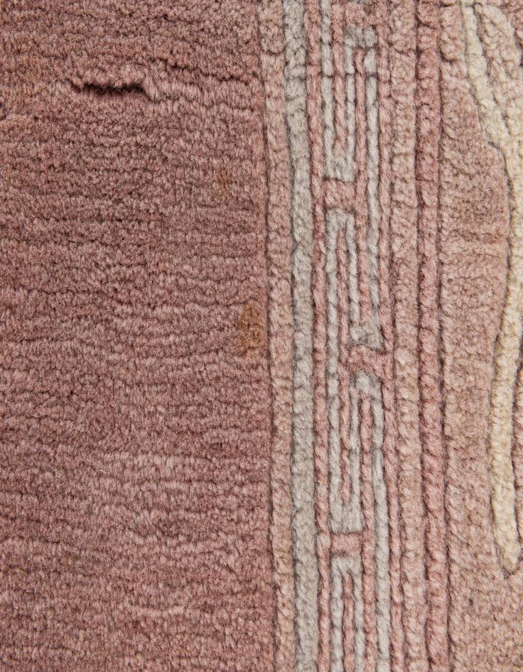 Detail image of  5' 8 x 7' 10  Hand Knotted Tibet Wool Rug