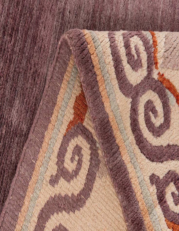 Detail image of  6' 6 x 9' 7  Hand Knotted Tibet Wool Rug