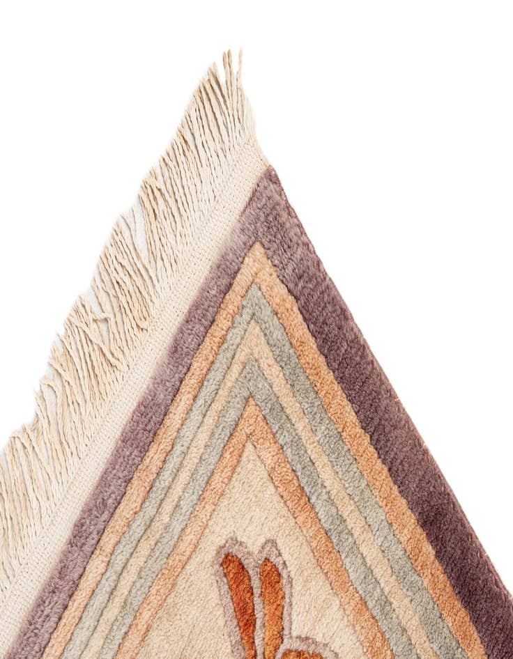 Detail image of  6' 6 x 9' 7  Hand Knotted Tibet Wool Rug