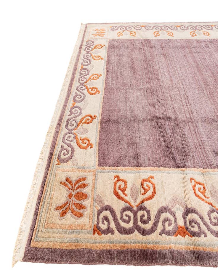 Detail image of  6' 6 x 9' 7  Hand Knotted Tibet Wool Rug