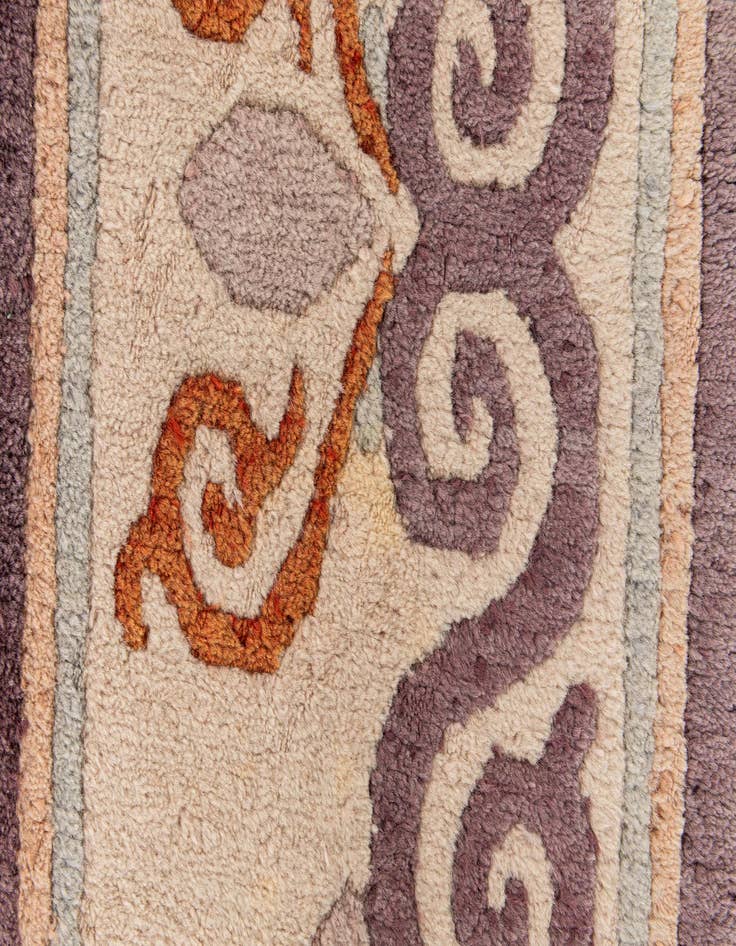 Detail image of  6' 6 x 9' 7  Hand Knotted Tibet Wool Rug