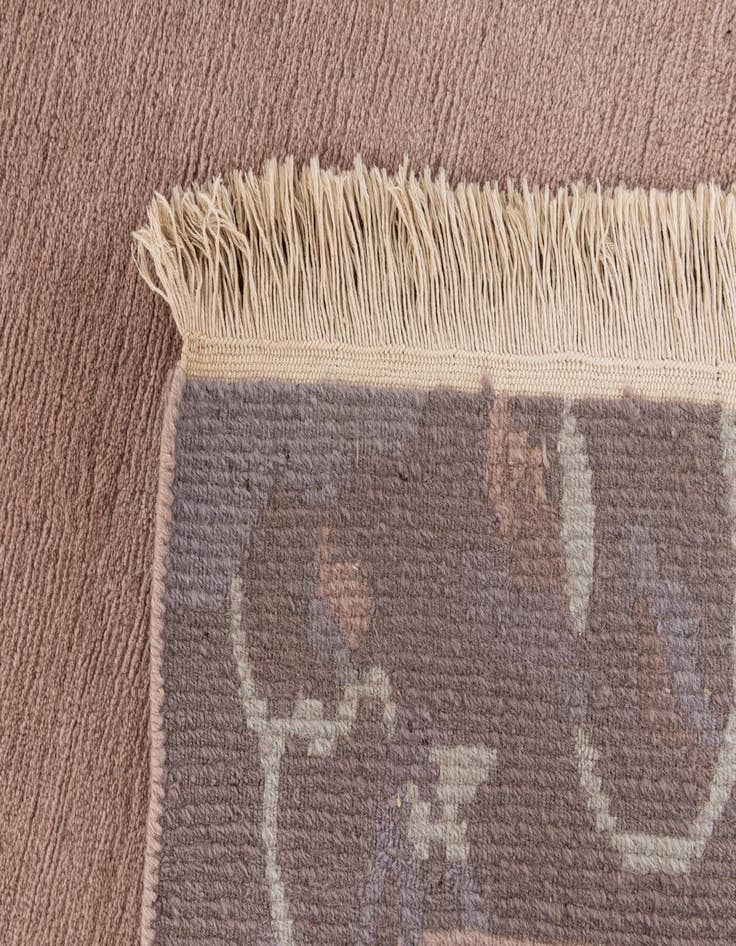 Detail image of  4' x 5' 10  Hand Knotted Tibet Wool Rug