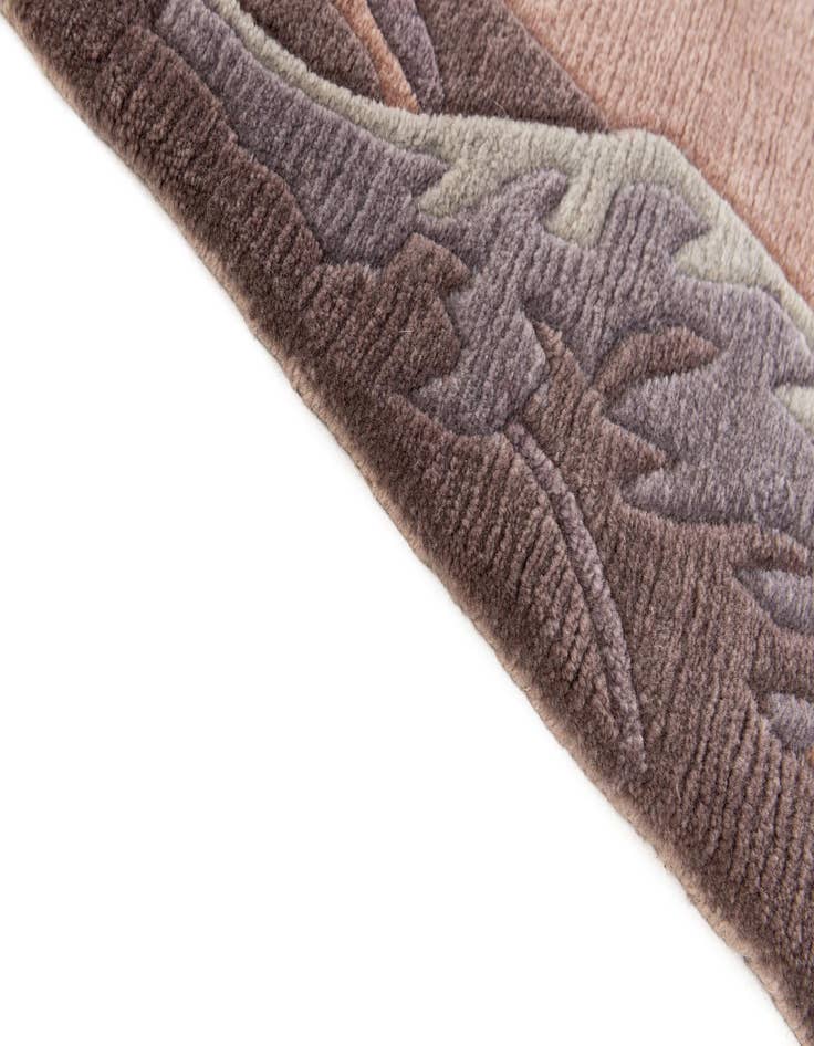 Detail image of  4' x 5' 10  Hand Knotted Tibet Wool Rug