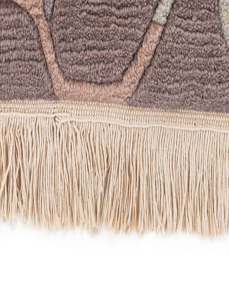 Detail image of  4' x 5' 10  Hand Knotted Tibet Wool Rug