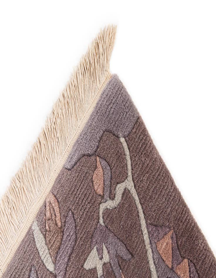 Detail image of  4' x 5' 10  Hand Knotted Tibet Wool Rug