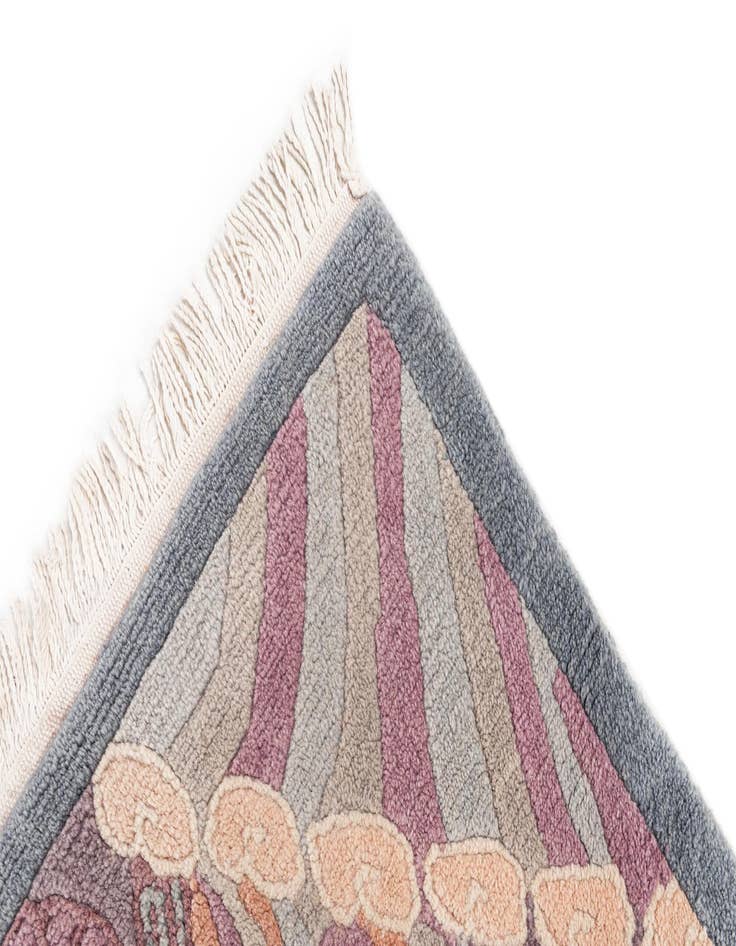 Detail image of  6' 7 x 8' 6  Hand Knotted Tibet Wool Rug