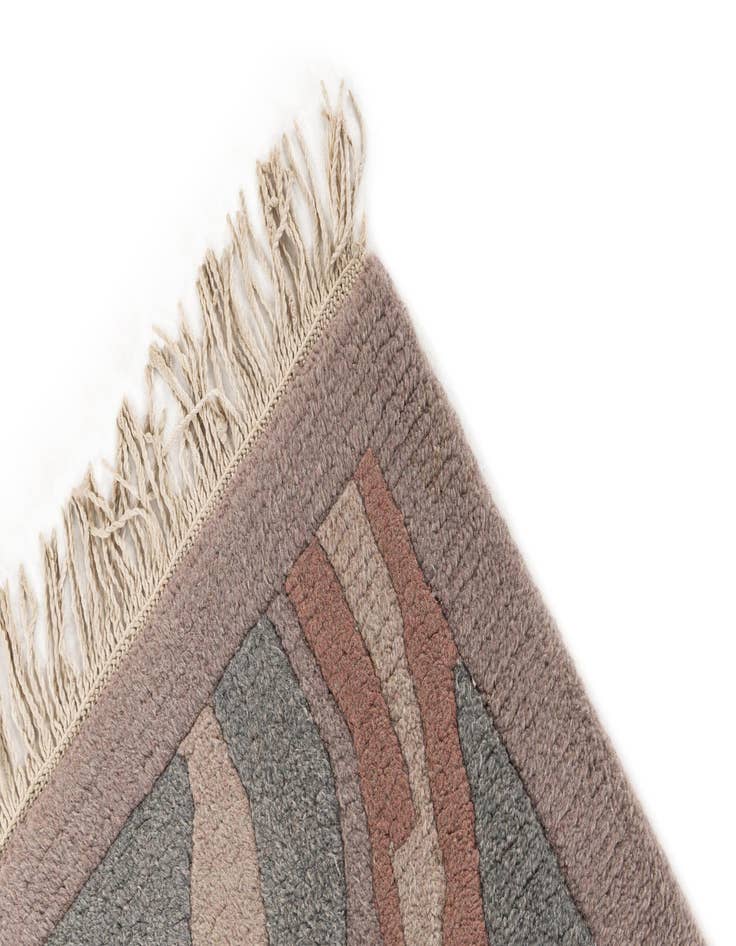 Detail image of  5' 10 x 7' 10  Hand Knotted Tibet Wool Rug