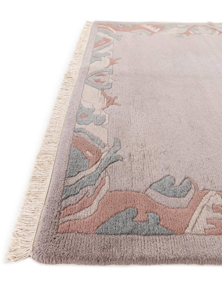 Detail image of  5' 10 x 7' 10  Hand Knotted Tibet Wool Rug