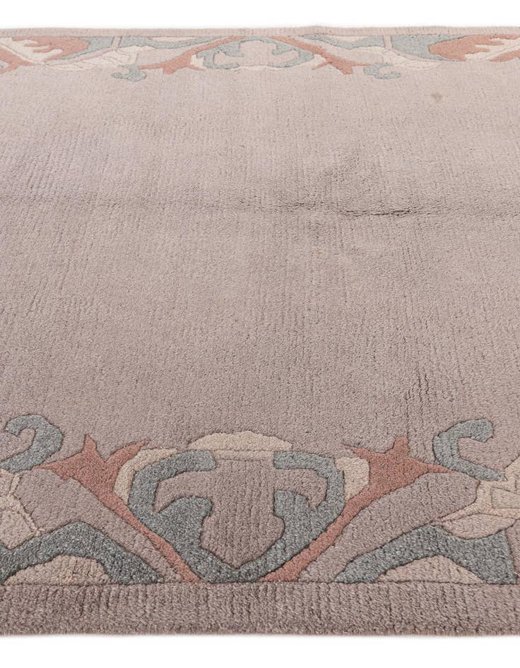 Detail image of  5' 10 x 7' 10  Hand Knotted Tibet Wool Rug