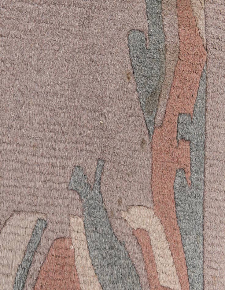 Detail image of  5' 10 x 7' 10  Hand Knotted Tibet Wool Rug
