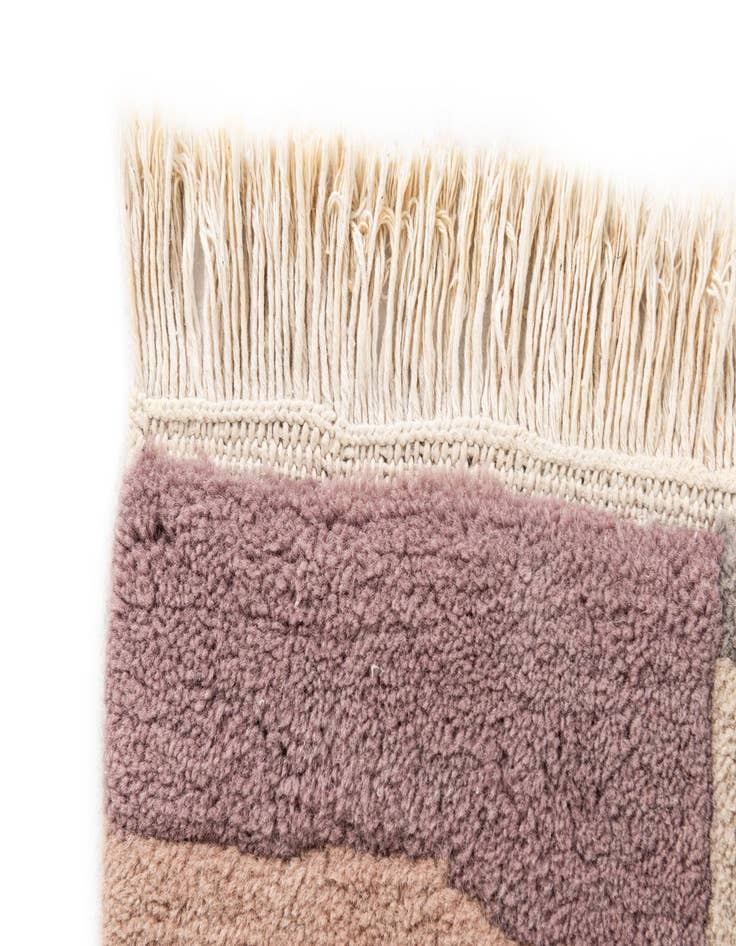 Detail image of  5' 3 x 7' 5  Hand Knotted Tibet Wool Rug