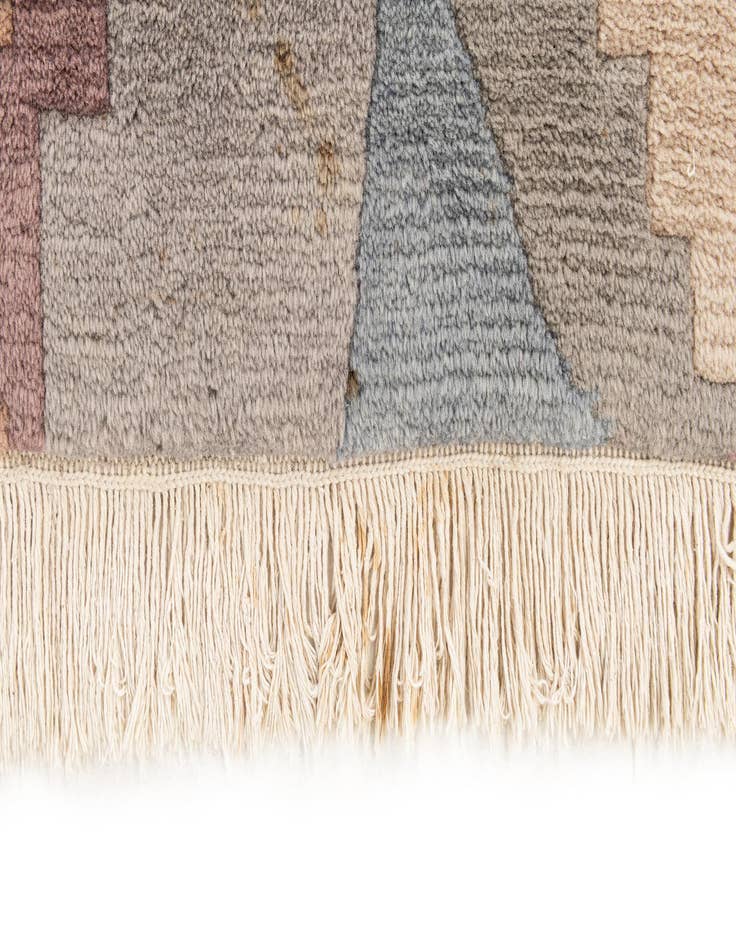 Detail image of  5' 3 x 7' 5  Hand Knotted Tibet Wool Rug