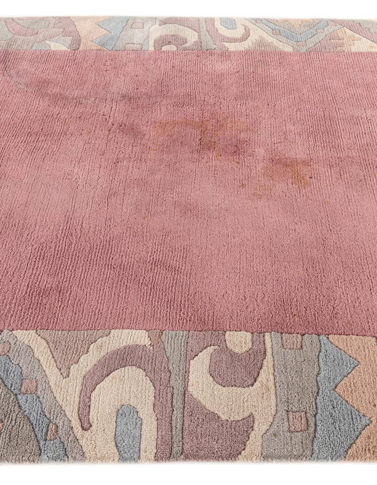 Detail image of  5' 3 x 7' 5  Hand Knotted Tibet Wool Rug