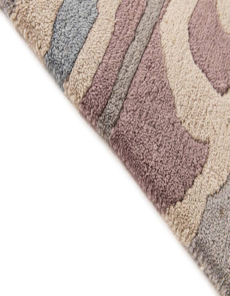 Detail image of  5' 3 x 7' 5  Hand Knotted Tibet Wool Rug